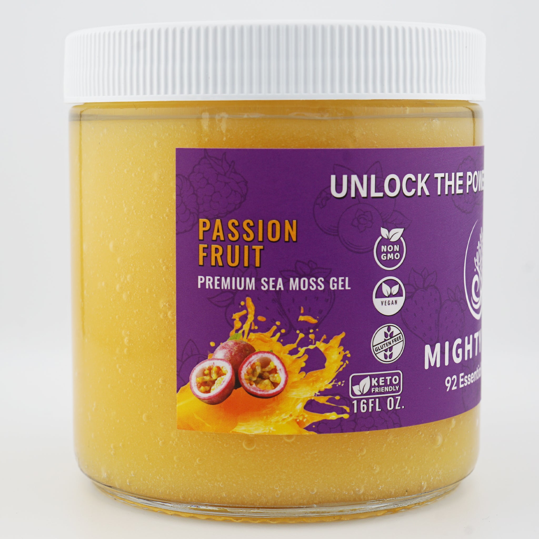 Passion Fruit Sea Moss Gel – Mighty Moss