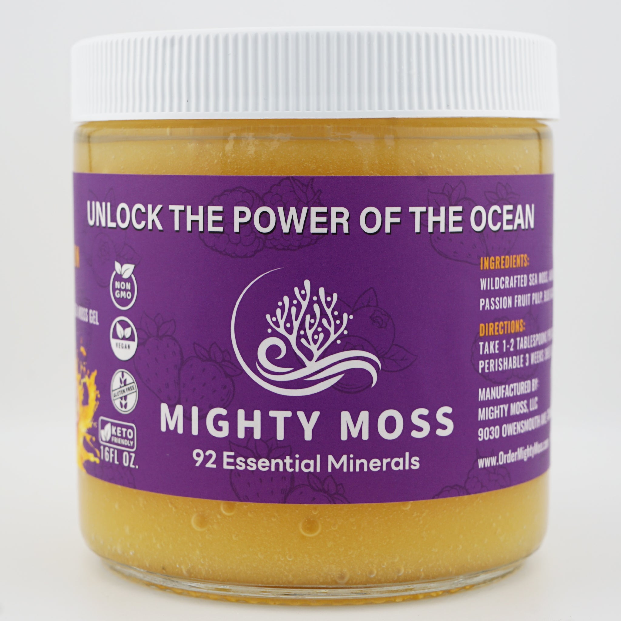 Passion Fruit Sea Moss Gel