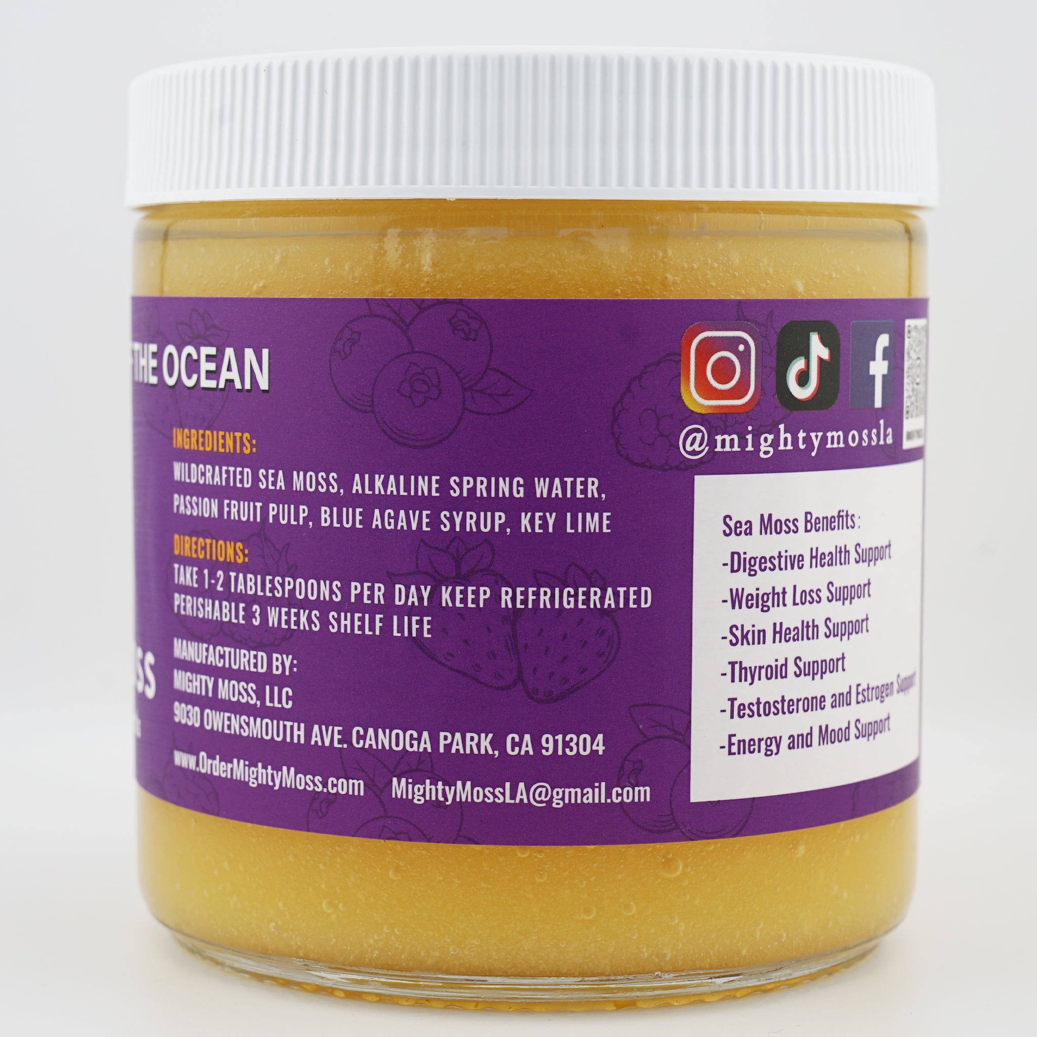 Passion Fruit Sea Moss Gel