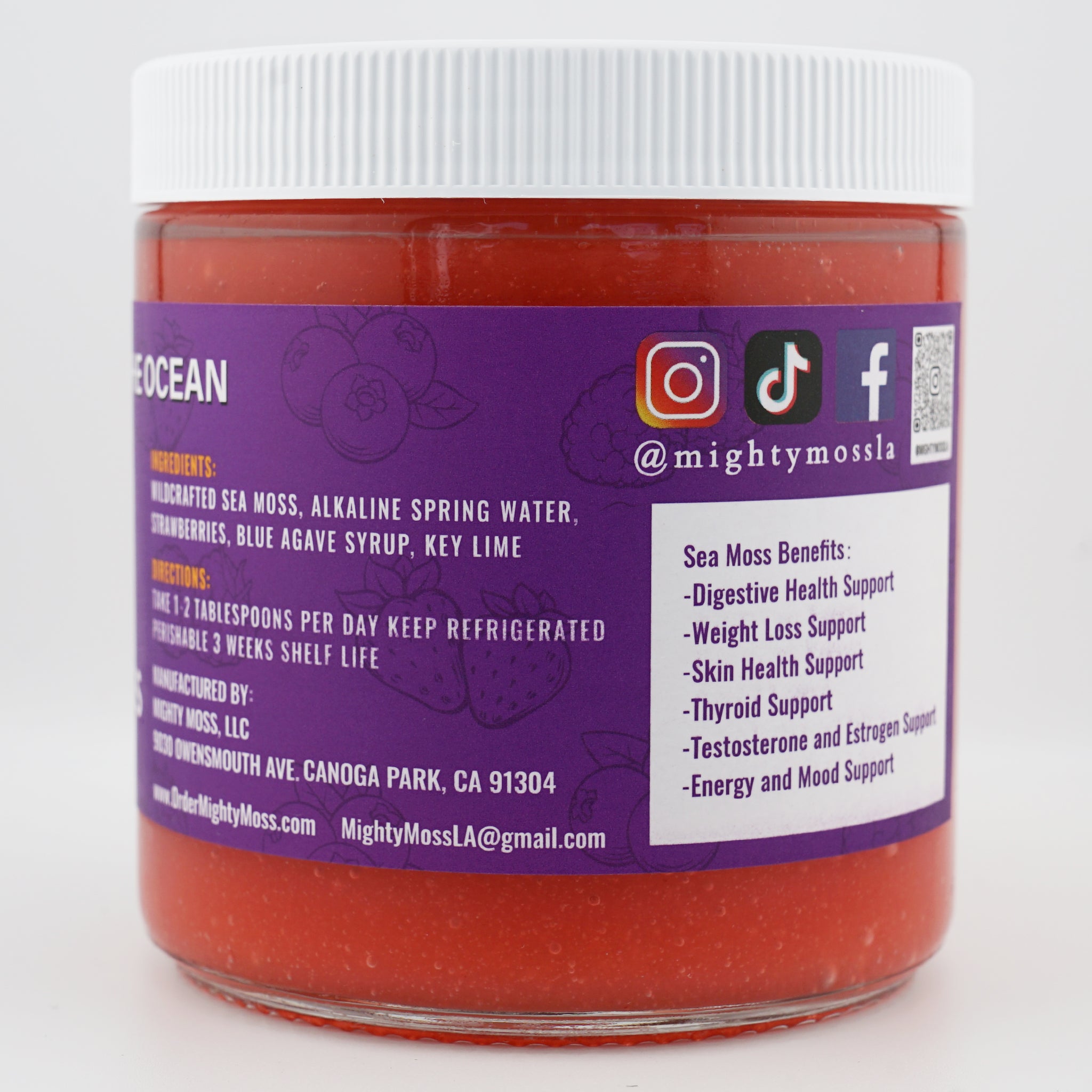 Strawberry Sea Moss Gel